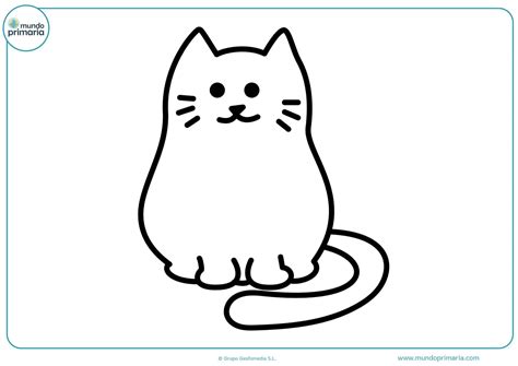 dibujo fácil de un gato|imagen de gato para imprimir.